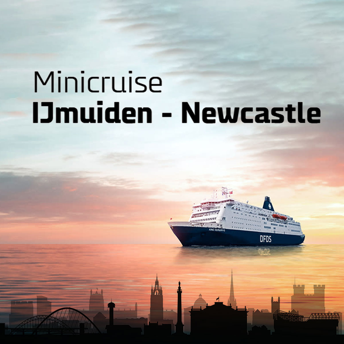 3 x DFDS minicruise New Castle